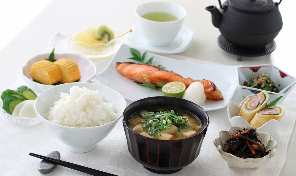 El desayuno tradicional Japonés para empezar el día