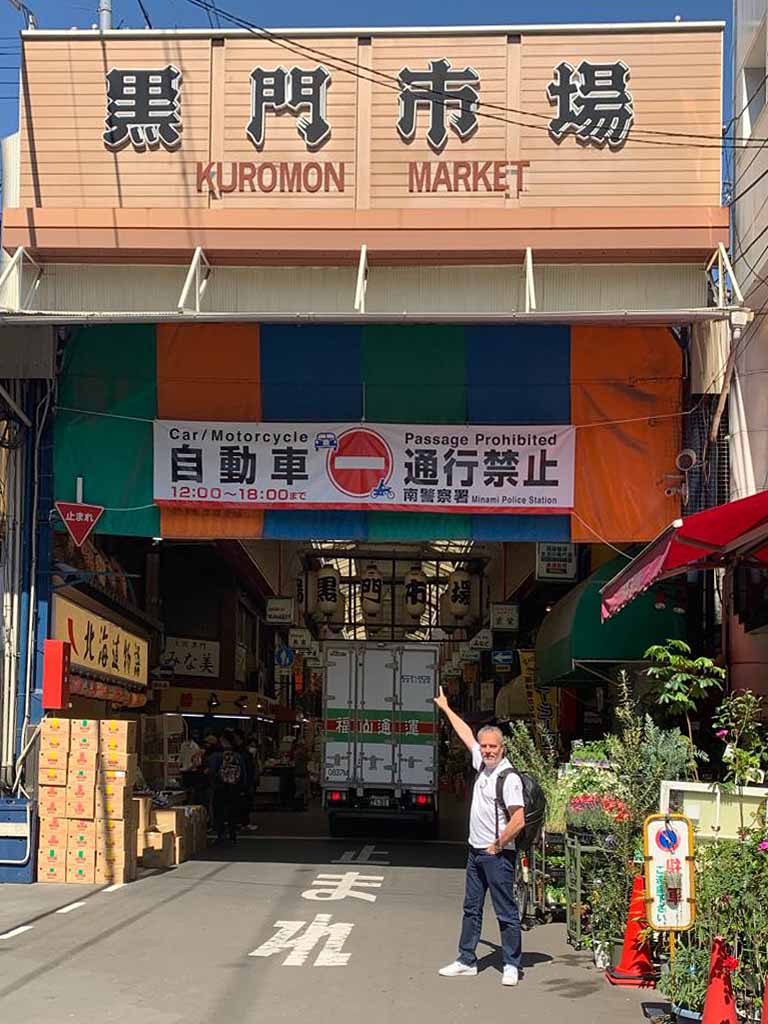 Mercado Kuromon en Osaka