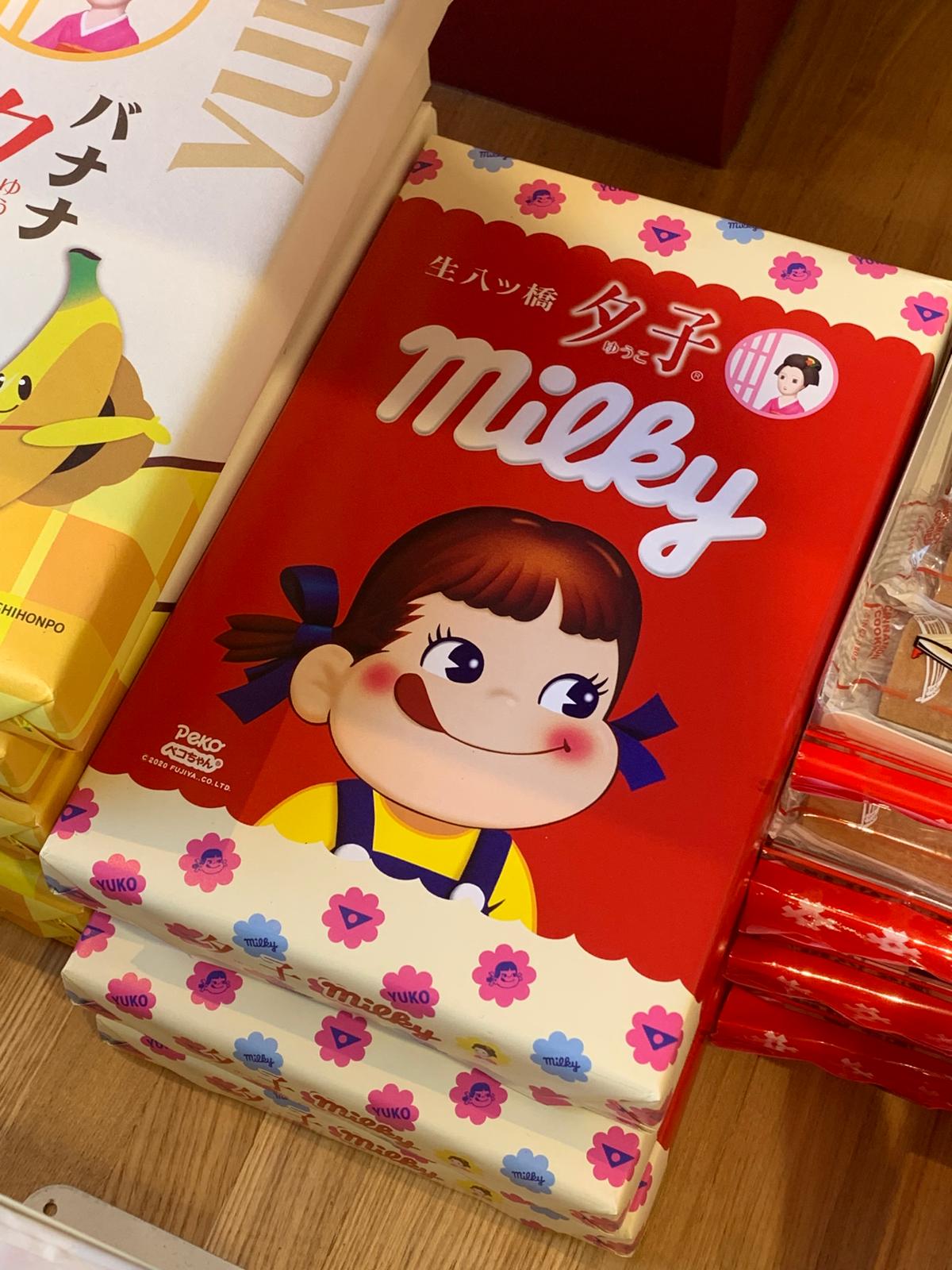 Peko-chan: El ícono de Fujiya y los caramelos Milky